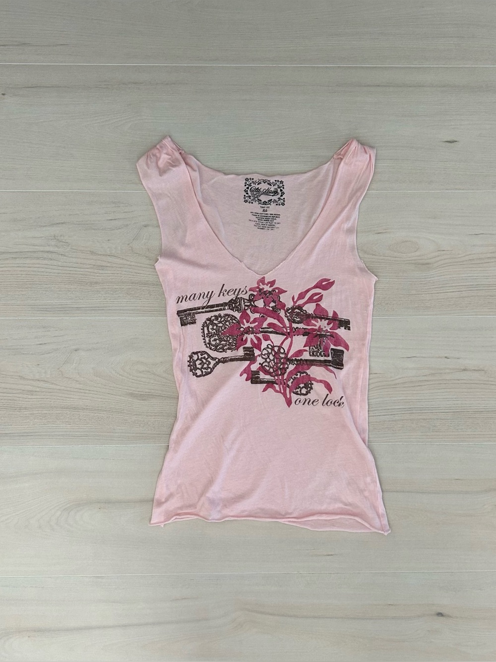 y2k old navy tiny fit lightweight key tank